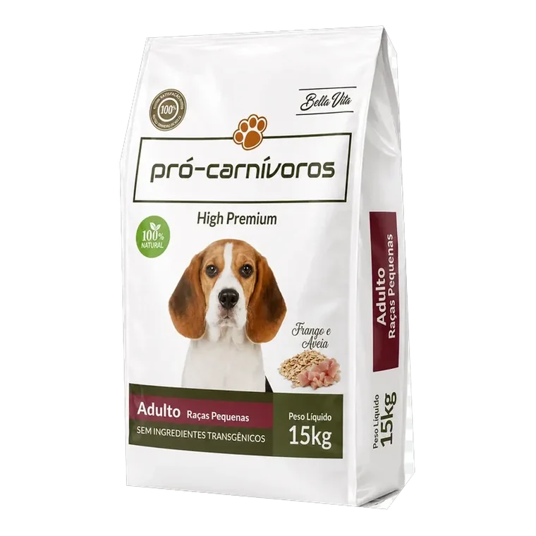 Pró-Carnívoros Adulto Raças Pequenas 15kg